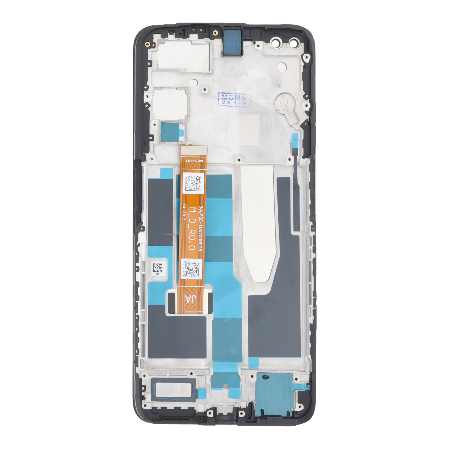 Screen Replacement With Frame for Realme X3 SuperZoom Black Refurb