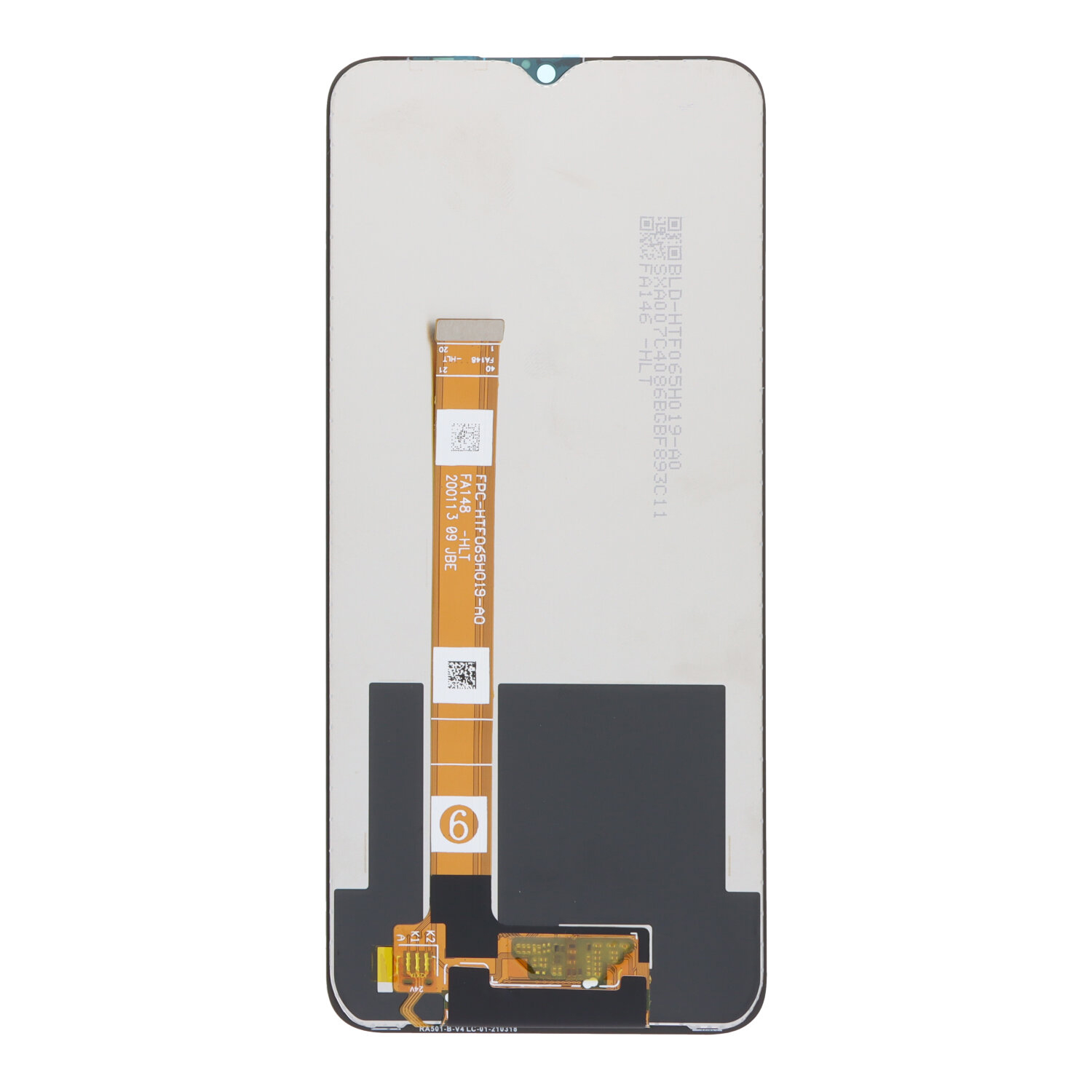 Screen Replacement for Realme C3 3 cameras Black Premium