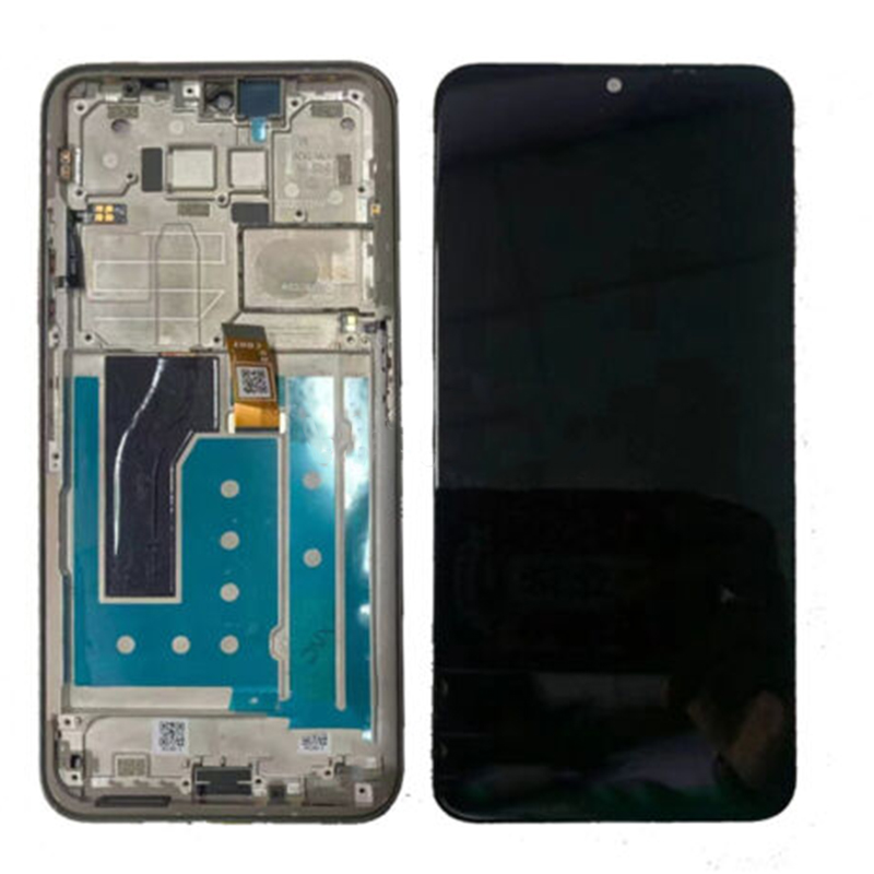 Screen Replacement With Frame for Nokia G300 Black Premium(Third Party Glued)