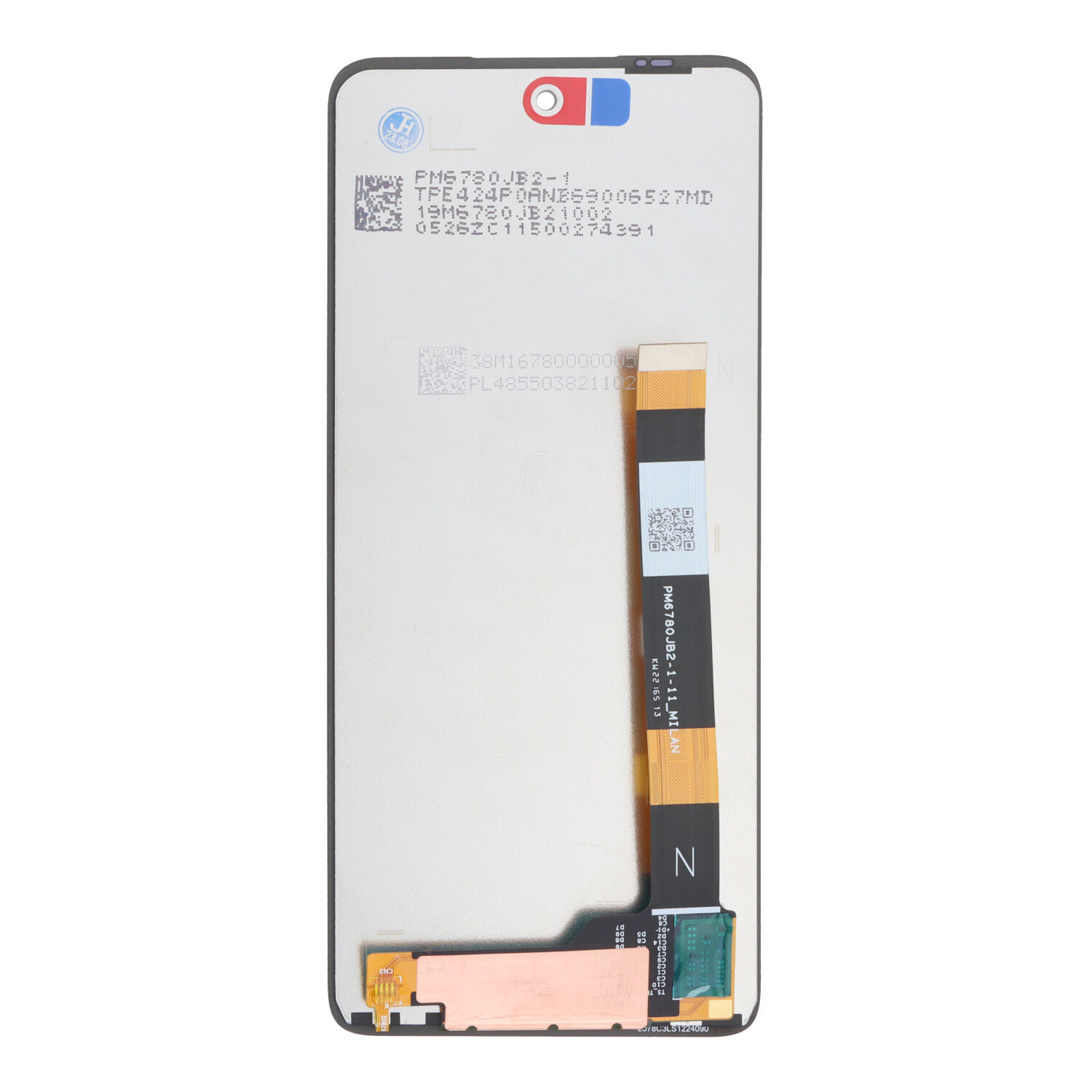 Screen Replacement for Motorola Moto G Stylus 2022/Moto G Stylus 5G 2022 Black OEM