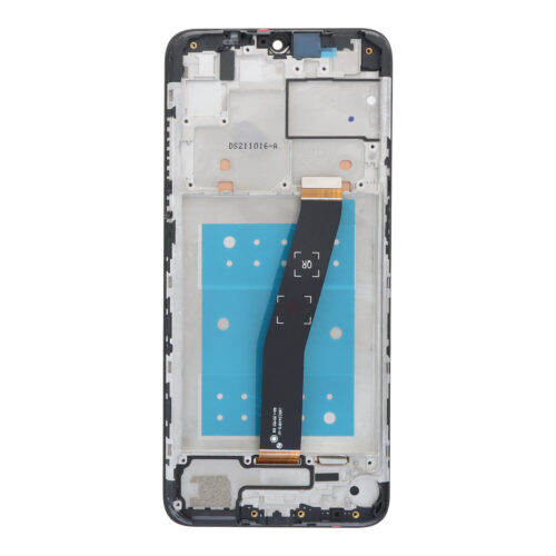Screen Replacement With Frame for Alcatel 3L 2021 Black Premium(Third Party Glued)