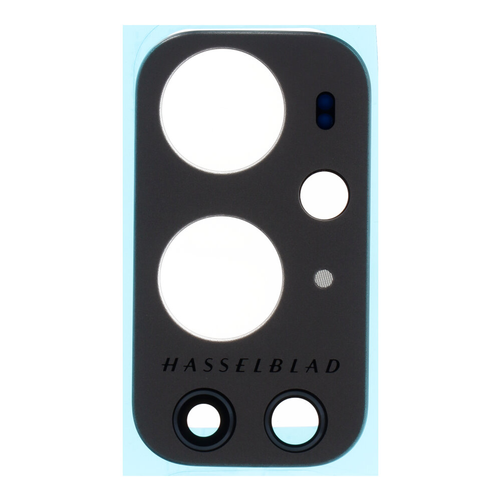 Big Back Camera Lens without Adhesive for OnePlus 9 Pro Black Premium