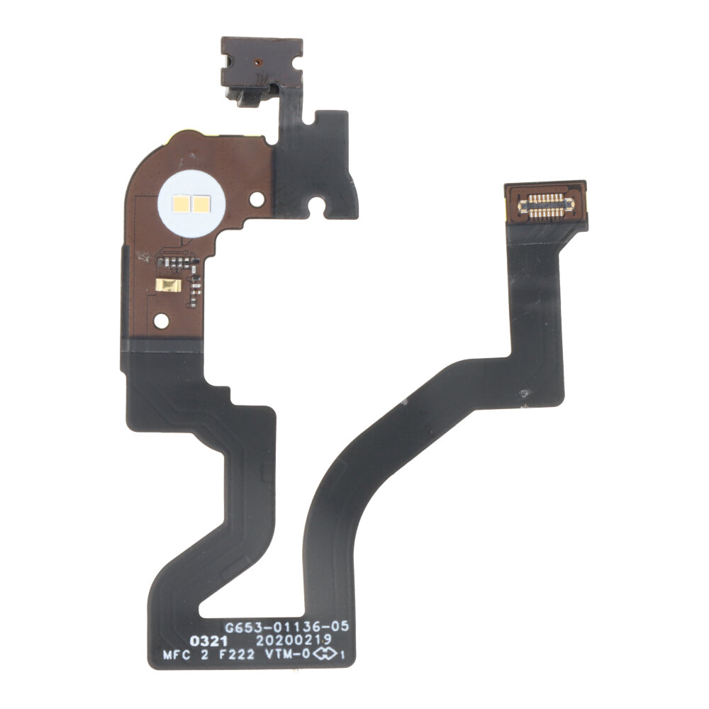 Flash Light Sensor Flex Cable for Google Pixel 4a 4G Black Pulled