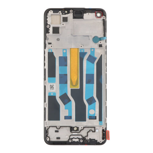 Screen Replacement With Frame for Oppo Reno6 4G Black Premium(Third Party Glued)