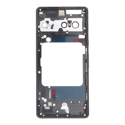 Middle Frame with Camera Lens and Bezel for Google Pixel 7 USA Version Black Premium