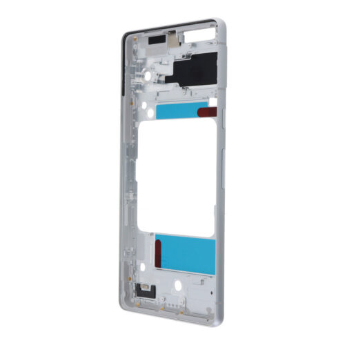 Middle Frame with Camera Lens and Bezel for Google Pixel 7 USA Version Silver Premium