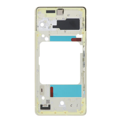Middle Frame with Camera Lens and Bezel for Google Pixel 7 European Version Gold Premium