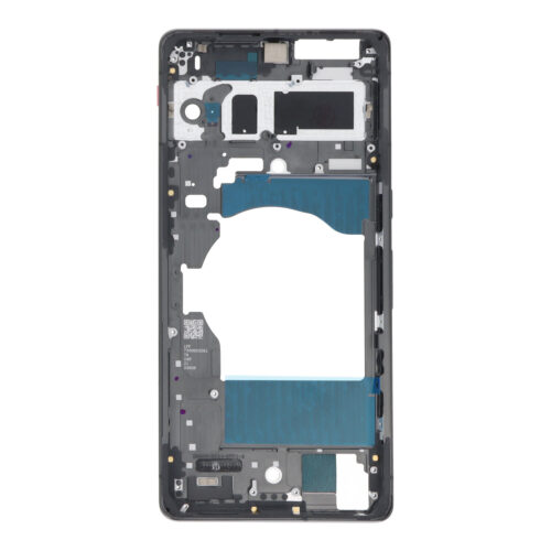 Middle Frame with Camera Lens and Bezel for Google Pixel 7 Pro Black Premium