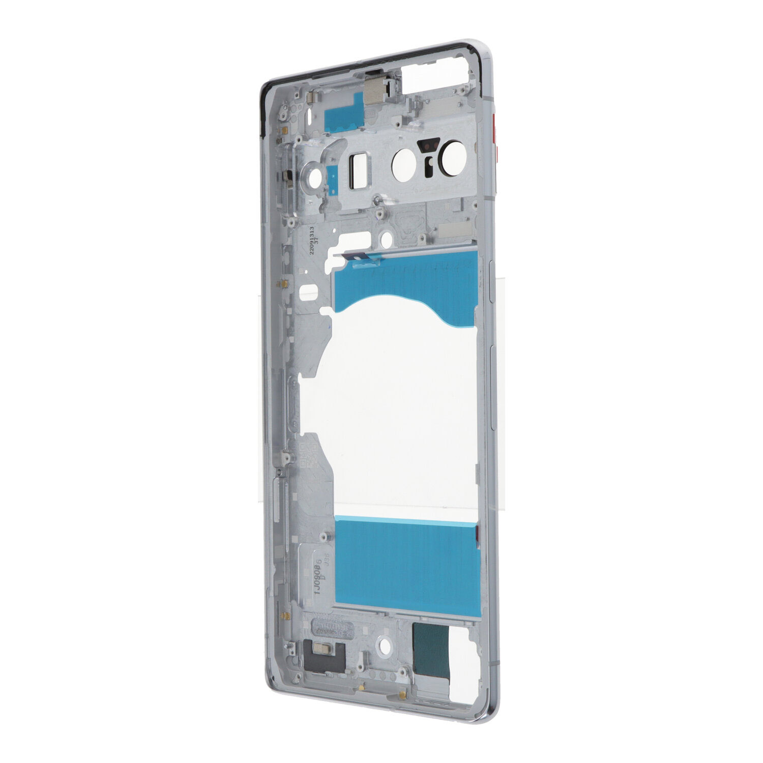 Middle Frame with Camera Lens and Bezel for Google Pixel 7 Pro Silver Premium