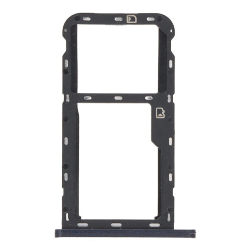 SIM Card Tray for ZTE Blade A72 4G Dual Card Version Black Premium