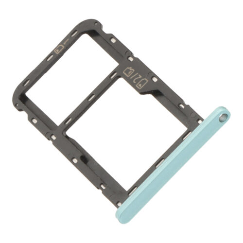 SIM Card Tray for ZTE Blade A72 4G Dual Card Version Light Blue Premium