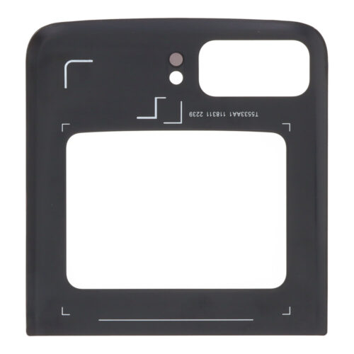 External Glass Lens for Motorola Moto Razr 2022/3rd Black Premium