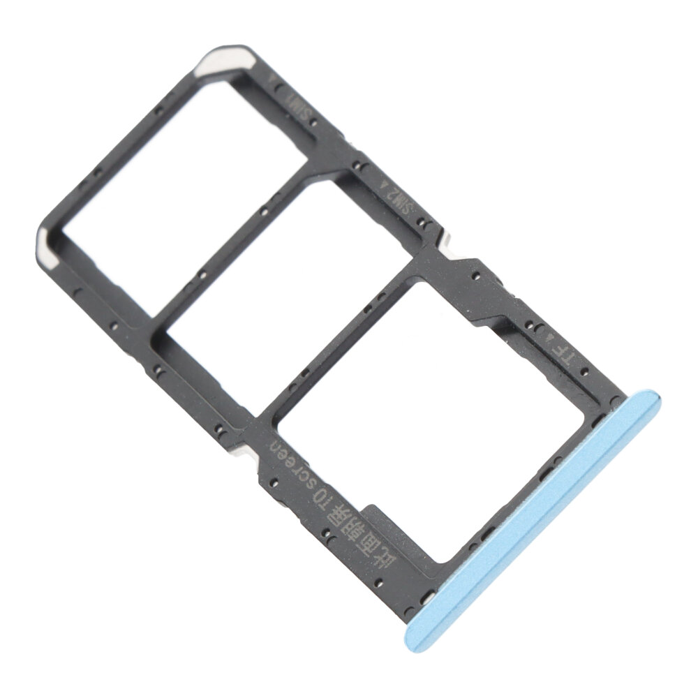 SIM Card Tray for Realme C25Y Dual Card Version Blue Premium