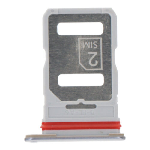 SIM Card Tray for Motorola Edge 30 Fusion Dual Card Version Silver Premium