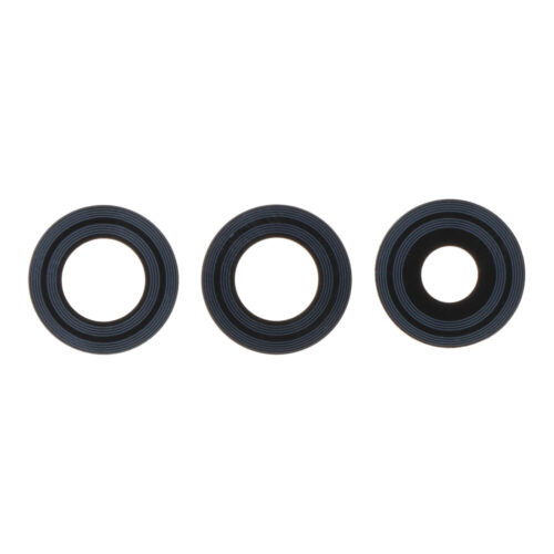 Back Camera Lens for Motorola Edge S30 Black Premium 3pcs in one set