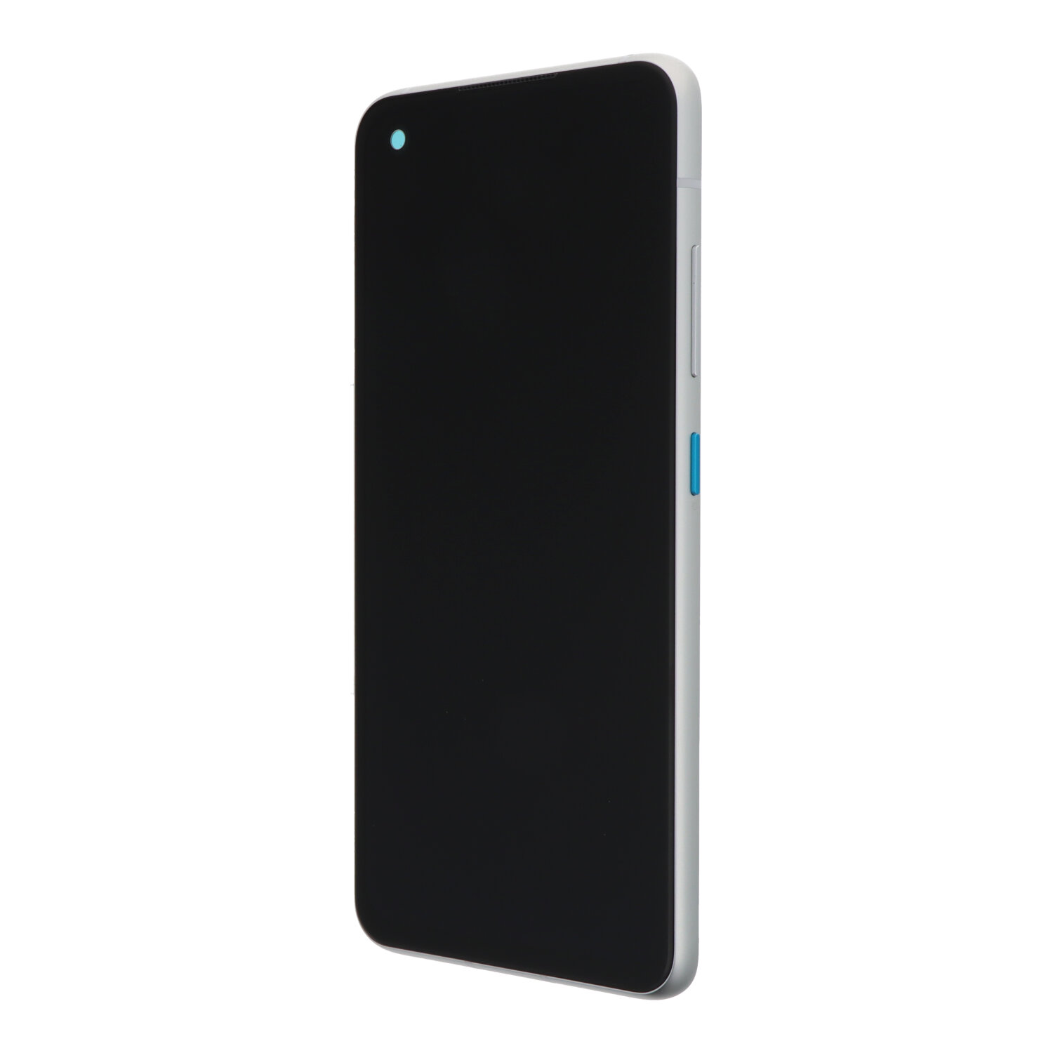 Screen Replacement With Frame for Asus Zenfone 8 ZS590KS Silver Premium(Third Party Glued)
