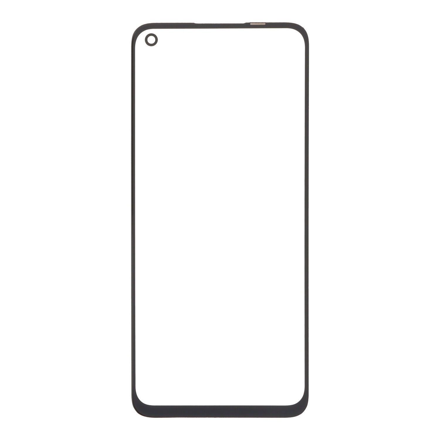 Glass Lens + OCA for Realme 9 Black HQ