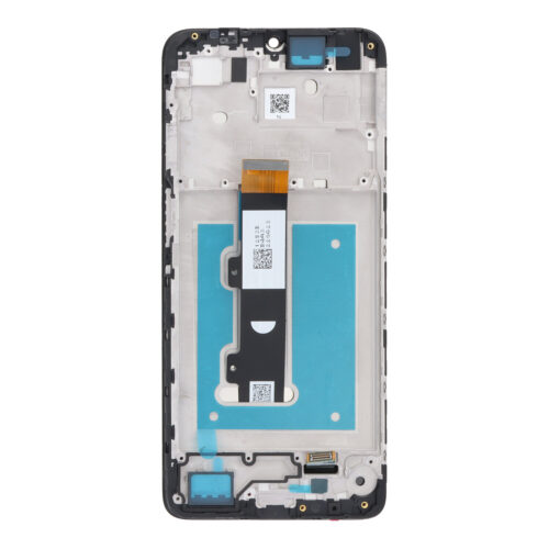 Screen Replacement With Frame for Motorola Moto E22i/Moto E22 Black OEM