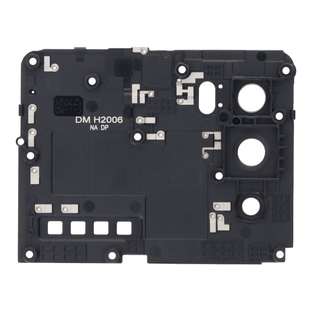 Motherboard Retaining Bracket with Back Camera Bezel for Motorola Moto G Stylus 5G 2022 Blue Premium