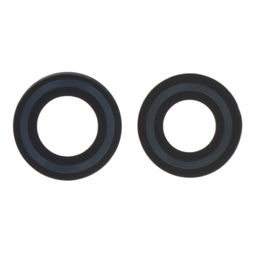 Back Camera Lens with Adhesive for Ulefone Power Armor 18T Black Premium 2pcs in one set