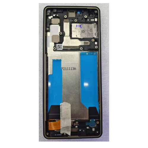 Screen Replacement With Frame for Sony Xperia 10 III Lite Black Refurb