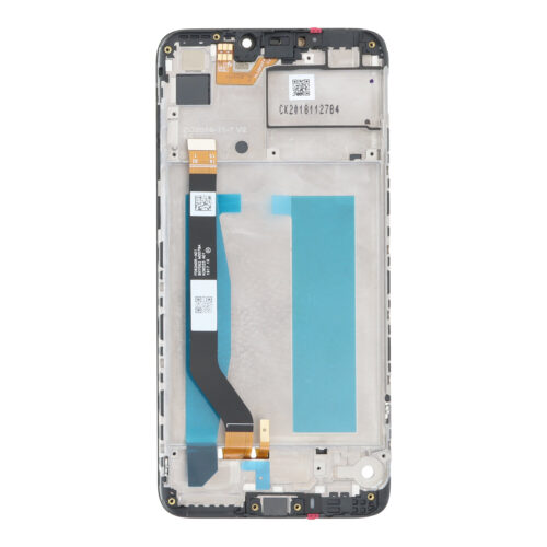 Screen Replacement With Frame for Asus Zenfone Max (M2) ZB633KL Black Premium(Third Party Glued)
