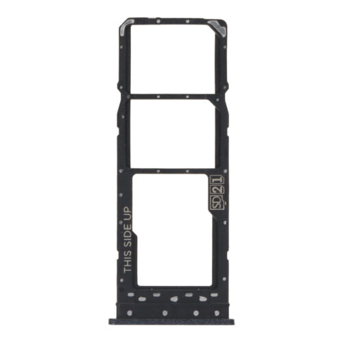 SIM Card Tray for Motorola Moto E22i Dual Card Version Black Premium