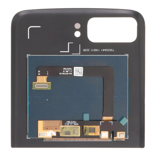 Small Screen Replacement for Motorola Moto Razr 2022/3rd Black Premium