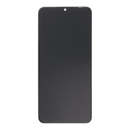 Screen Replacement With Frame for ZTE Blade A72 5G Black Premium(Third Party Glued)