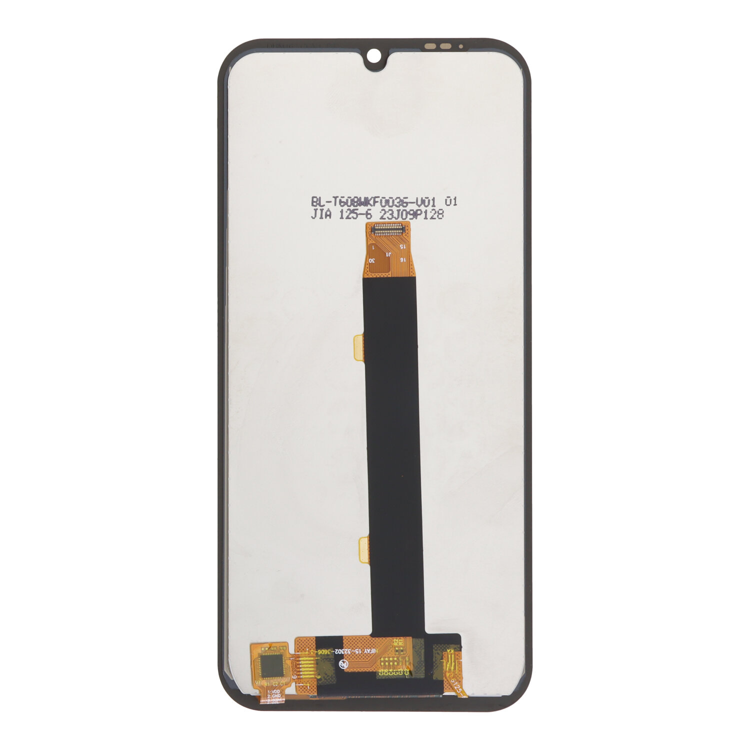 Screen Replacement for Cubot KingKong 6 Black Premium