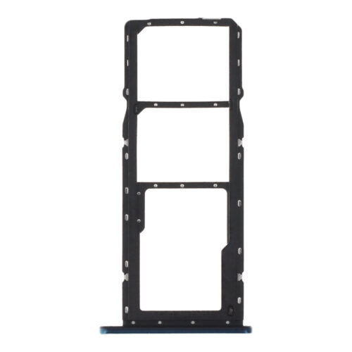 SIM Card Tray for ZTE Blade V40 Vita Dual Card Version Blue OEM