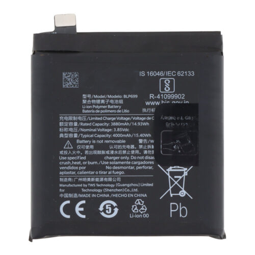 BLP699 4000mAh Battery + Battery Adhesive for OnePlus 7 Pro/7 Pro 5G OEM