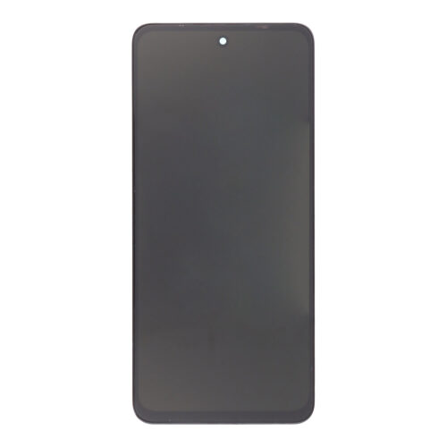 Screen Replacement With Frame for Realme C55 Black Premium(Third Party Glued)