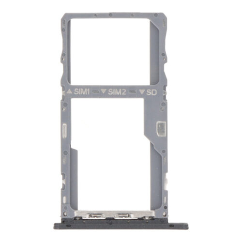 SIM Card Tray for Alcatel 3L 2020 Dual Card Version Black Premium