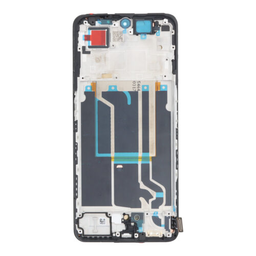 Screen Replacement With Frame for Realme GT3 Black Premium(Third Party Glued)