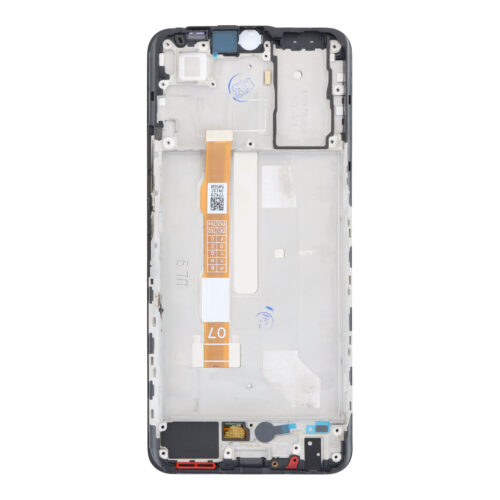 Screen Replacement With Frame for Vivo Y55 5G Black HQ
