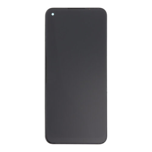 Screen Replacement With Frame for Realme C17 RMX2101 Black HQ