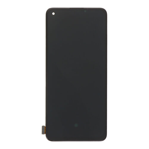 Screen Replacement With Frame for Oppo Reno6 4G OLED Black HQ