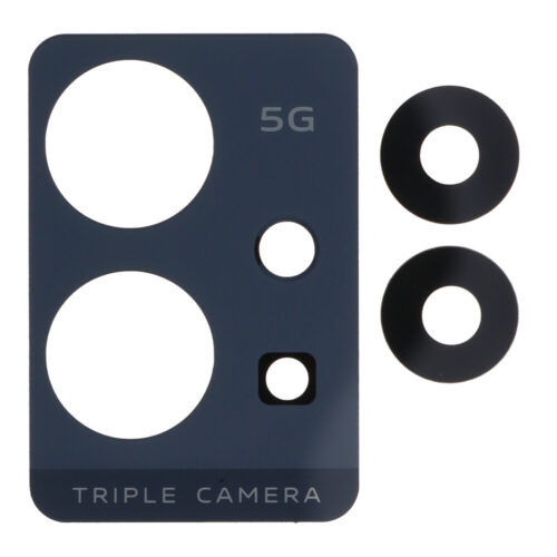 Back Camera Lens for Vivo Y55 5G Black Premium 3pcs in one set