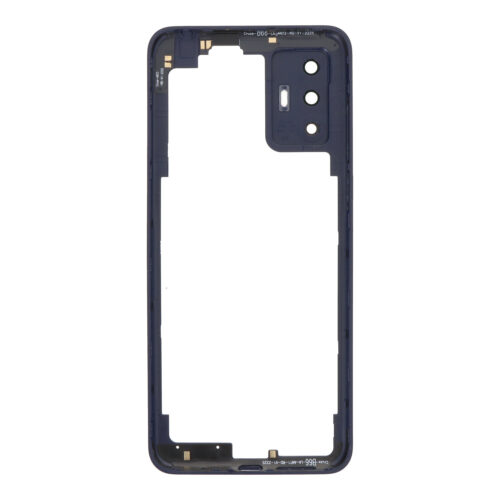 Middle Frame with Camera Lens and Bezel for TCL 305/306/30 SE/30E Blue Premium