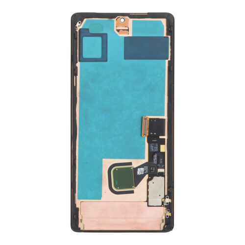 Screen Replacement with Fingerprint Sensor Flex Cable+Bracket for Google Pixel 7 Pro Black Pulled