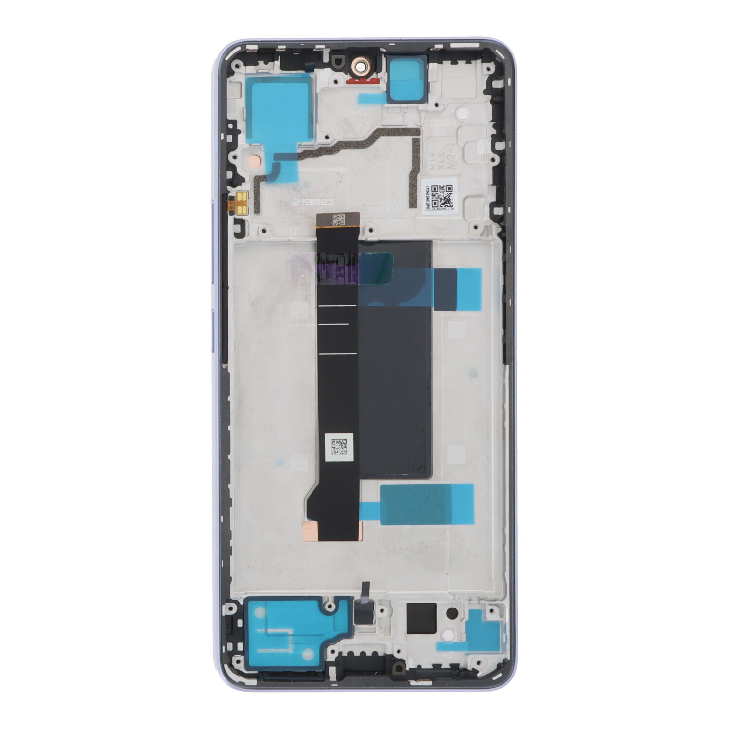 Screen Replacement With Frame for Xiaomi Redmi Note 13 Pro 5G Violet Premium(Third Party Glued)