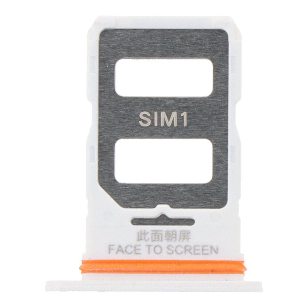 SIM Card Tray for Xiaomi Redmi Note 13 Pro 5G Dual Card Version White Premium