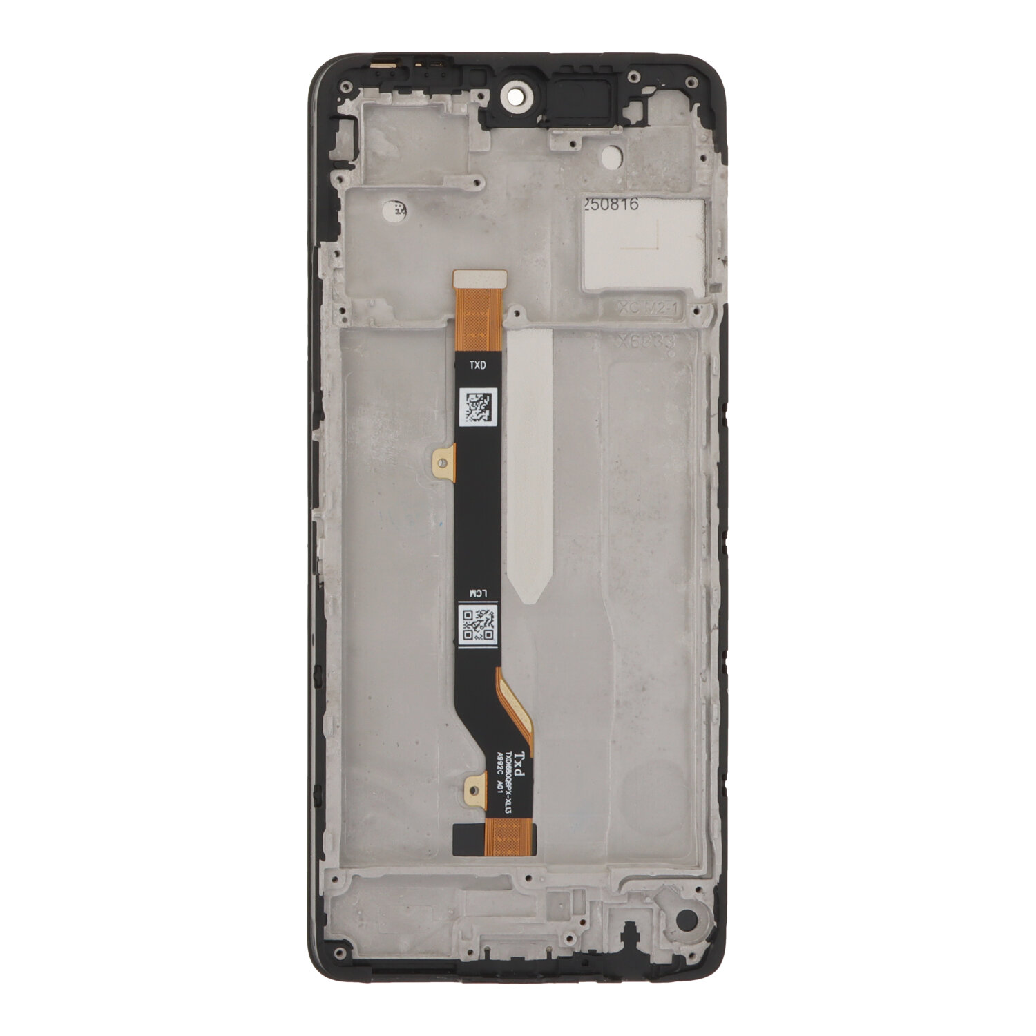Screen Replacement With Frame for Infinix Note 30 Black Premium(Third Party Glued)