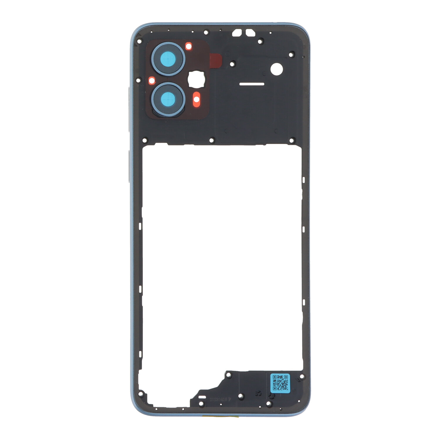 Middle Frame with Back Camera Bezel for Motorola Moto G23 Steel Blue Premium