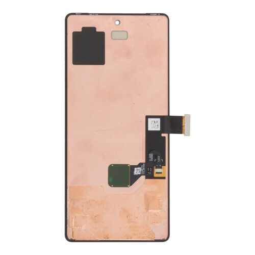 Screen Replacement with Fingerprint Sensor Flex Cable for Google Pixel 7 Black Pulled