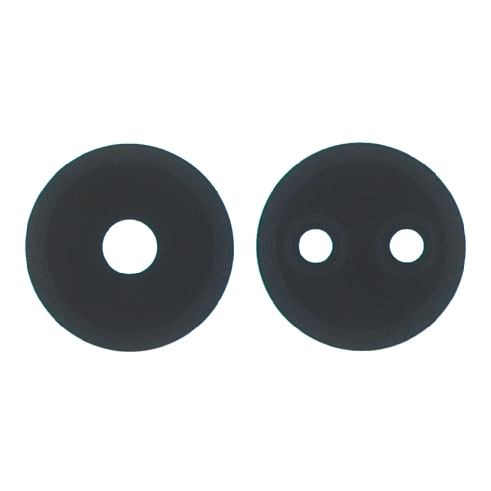 Back Camera Lens for Xiaomi Poco C65 Black HQ 2pcs in one set