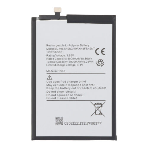 BL-49NX 5000mAh Battery + Battery Adhesive for Infinix Hot 30i/Hot 40i OEM