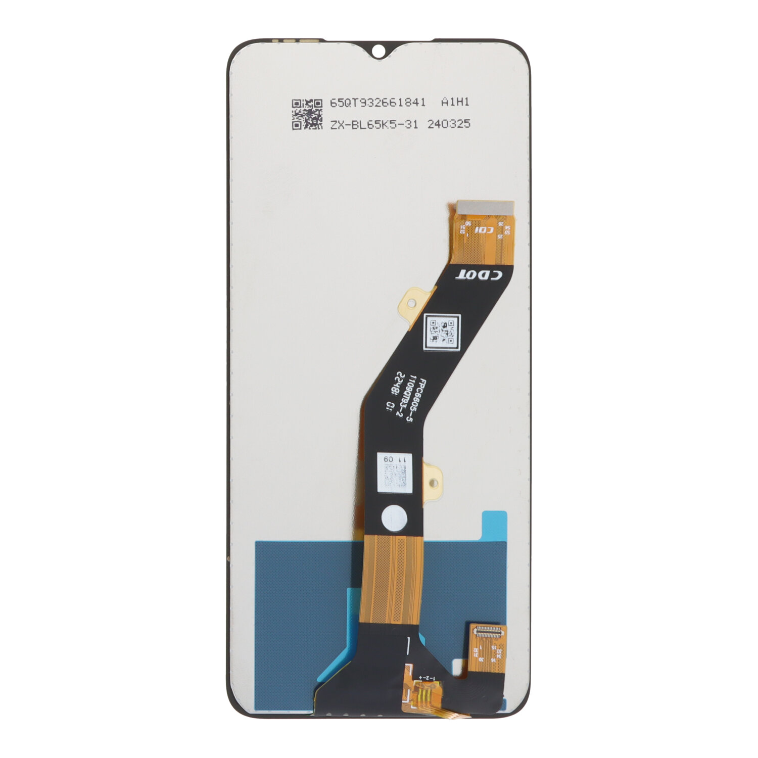 Screen Replacement for Infinix Smart 7 HD Black Premium