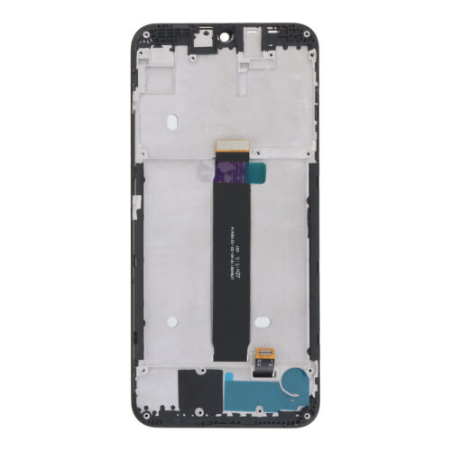 Screen Replacement With Frame for Motorola Moto E6 Plus Black OEM